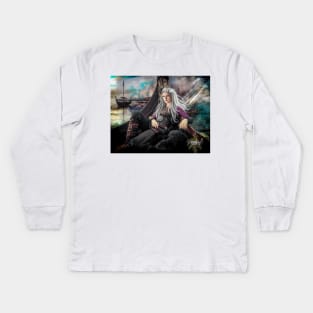 Queen Kids Long Sleeve T-Shirt